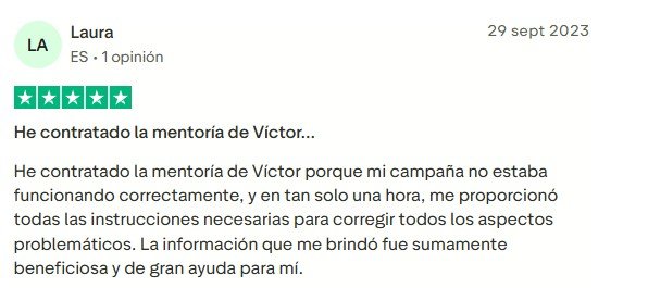 Reseña de cliente en Google